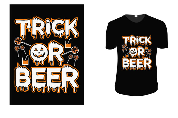 Trick or Beer - Red Alpha Custom Prints